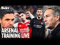 LIVE Arsenal S Final Training Session Before Leverkusen Champions League Decider LIVE Arsenal S Final Training Session Before Leverkusen Champions League Decider