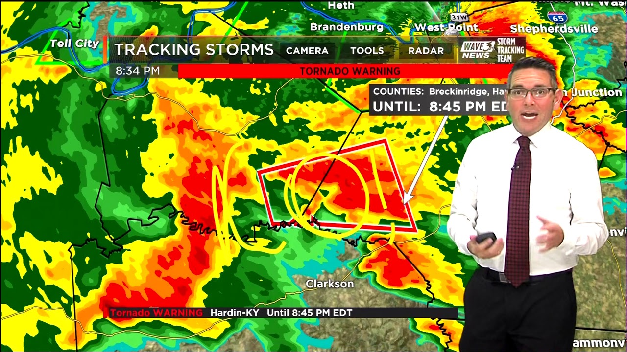 WAVE 3 Severe Weather Coverage 7/4/2016 830pm YouTube