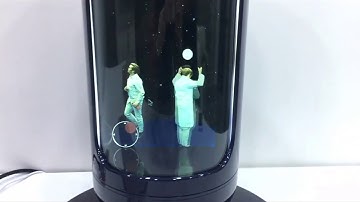 Arduino Raspberry Pi Controlled Hologram