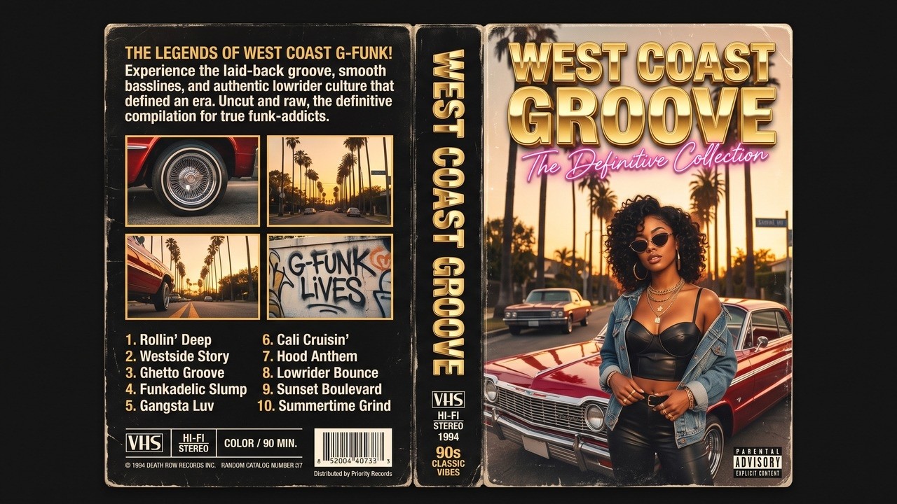 Midnight Lowrider 1994 🌌🎚️ G-Funk & West Coast Hip Hop Groove