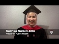 Graduation 2020: Student Speaker Nadhira Nuraini Afifa, Master of Public Health