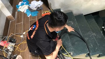 Thi công đèn led cầu thang thông minh - KH Hà Nội P2