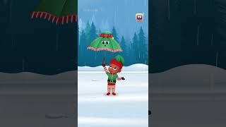 Christmas Rain Rain Go Away Song #Shorts #Chuchutv #Nurseryrhymes #Learningsongs #Merrychristmas