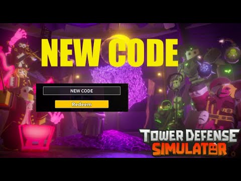 NEW ALL WORKING TOWER DEFENSE SIMULATOR CODES 2023 NOVEMBER - ROBLOX TOWER  DEFENSE SIMULATOR 