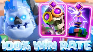 100% win rate with an ICE GOLEM deck!