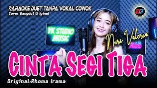CINTA SEGITIGA - Karaoke Duet Tanpa Vokal Cowok  (RHOMA IRAMA)
