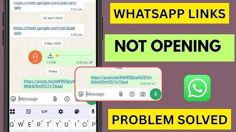 Link Not Opening On WhatsApp Problem Solved || WhatsApp Par Link Open Nahi Ho Raha hain Problem fix