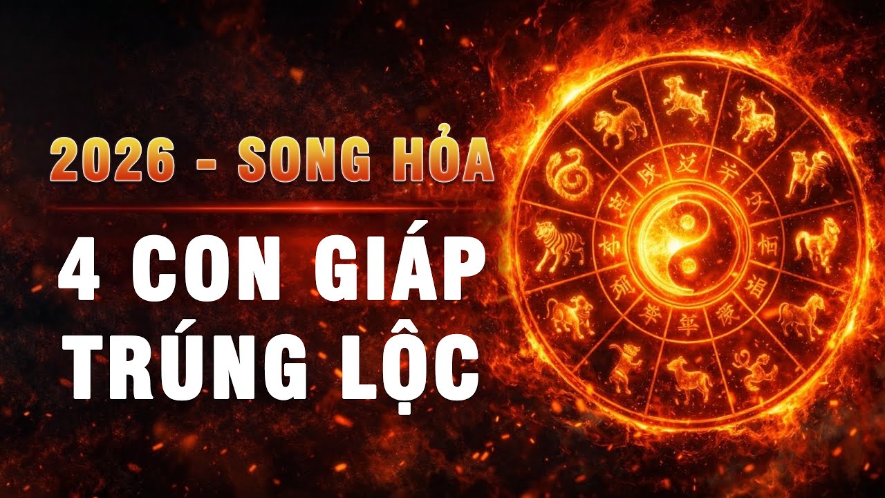 2026 – NĂM SONG HỎA: 4 CON GIÁP NÀO TRÚNG LỘC TRỜI BAN