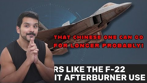 Why the F-22 can only use AFTERBURNERS for a FEW MINUTES by sandboxx reaction