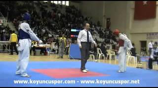 68kg Servet Tazegul vs Yunus Bakan (2010 Senyor Turkish TKD Championships)