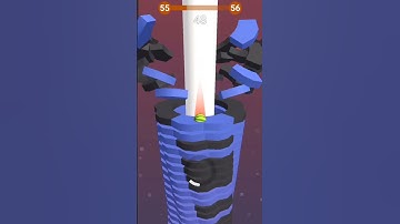 How to Play  Mobail Game on phone📲|| Stack ball 😱Level 55|| #shorts #youtubeshorts #gamingvideos