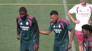 Real Madrid get set for opening game of new La Liga season at Espanyol.
Jose Mourinho oversaw official training on Friday morning for the first time since returning to Real Madrid for a second spell as head coach.
Saturdays opening game at Espanyol will offer the first serious glimpse of what Mourinhos latest project is all about and how he will try to get the best out of superstar talents Kylian Mbappe, Jude Bellingham and Vinicius Jr.
(Carlo) Ancelotti has found a Brazil thats perfect for Vini (Vinicius Jr.). (Didier) Deschamps has found a France perfect for Kylian (Mbappe). (Thomas) Tuchel has found it for Jude (Bellingham), Mourinho said at his press confeerence. It is harder for Mourinho to find a team thats perfect for the three of them. But there we are. I want the three to feel comfortable on the field when they play.
There was a lot of speculation in the close season that Vinicius Jr might leave Madrid, but in the end the Brazilian forward signed a new six-year deal.
Mourinho maintained he wasnt worried that he might lose such a high-profile player.
The news wasnt a surprise, he said. When the club explained his contractual situation to me, my first question was whether he wanted to stay or not. Yes, he wants to stay, they said. At that moment, I felt absolutely calm.
He also spoke about his relationship with Florentino Perez. Mourinho revealed that the club president continued to call him after every Real Madrid title during his 13-year absence: Every time Real Madrid won a trophy, I got a call from the president, he said.
He then discussed the failed pursuit of Rodri, who eventually joined Barcelona from Manchester City.
It would have been the icing on the cake, he said. But we actually have (Aurelian) Tchouameni, (Eduardo) Camavinga, (Federico) Valverde, Bernardo (Silva), Arda (Guler), because I think that Arda in the near future, not right now, but he will also be able to play in that position. So its not that we have a problem or that we have to go get another player. Real Madrid get set for opening game of new La Liga season at Espanyol.