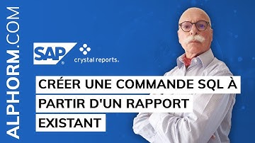 Créer une commande SQL à partir d