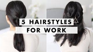 5 Hairstyles for Work in 90 Seconds | Luxy Hair screenshot 2