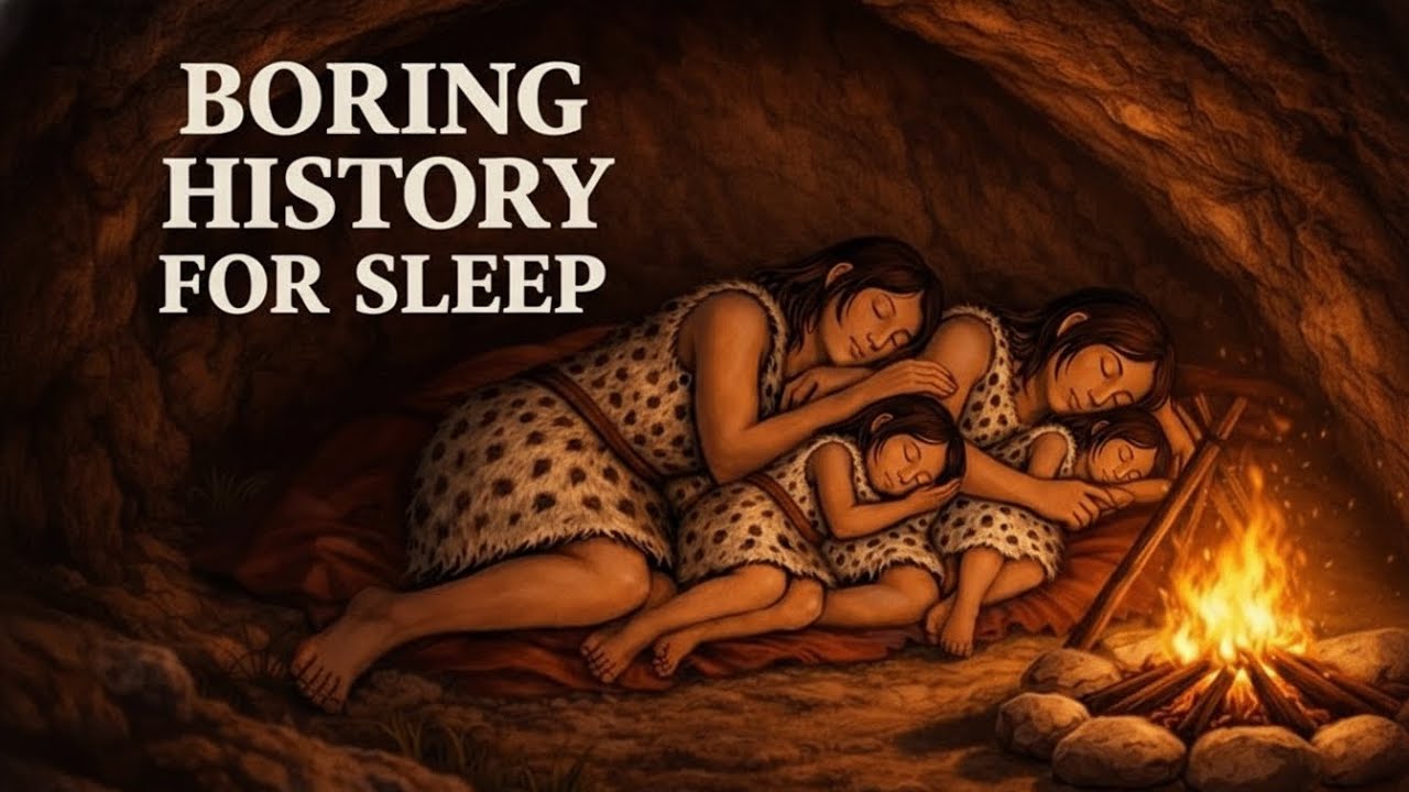 How Cavemen Survived Freezing Winters | Relaxing History for Deep Sleep