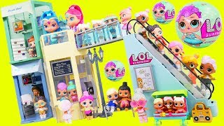 LOL Surprise Dolls + Lil Sisters go Mall Shopping screenshot 1
