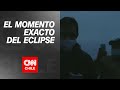 Así se vivió el momento del eclipse total de sol en Puerto Saavedra