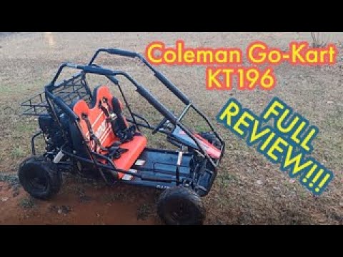 Coleman Go-Kart KT196 (Full Review!!!) 