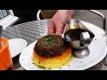 Edinburgh food VLOG: trying HAGGIS for the FIRST TIME! Traditional Scottish STREET FOOD tour ASMR