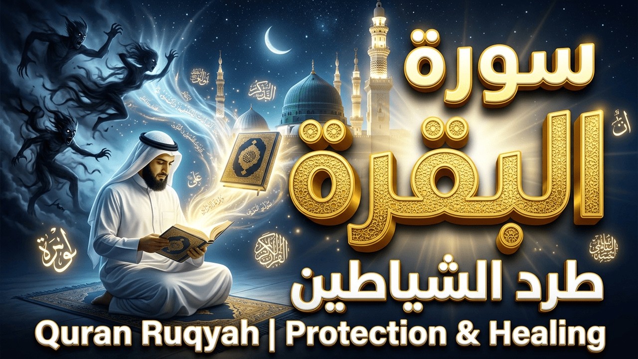 سورة البقرة كاملة لطرد الشياطين 💥 الرقية الشرعية الكاملة بصوت خاشع 🎧 Quran Ruqyah