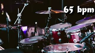 65 Bpm Drum Track Batería - Straight Beat Eighth Notes