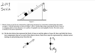 AP Physics C: Mechanics FRQ 2019 Set2 Q1 Walkthrough