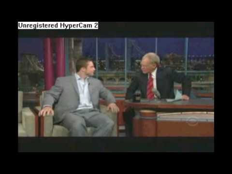 Mets David Wright on the Late Show with David Letterman