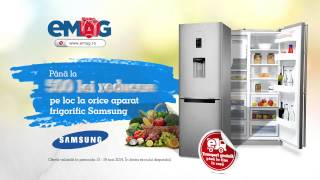 Pana la 500 Lei reducere la aparatele frigorifice Samsung