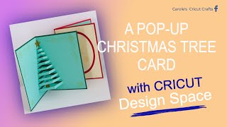 A POP-UP CHRISTMAS TREE CARD with CRICUT DESIGN SPACE screenshot 2