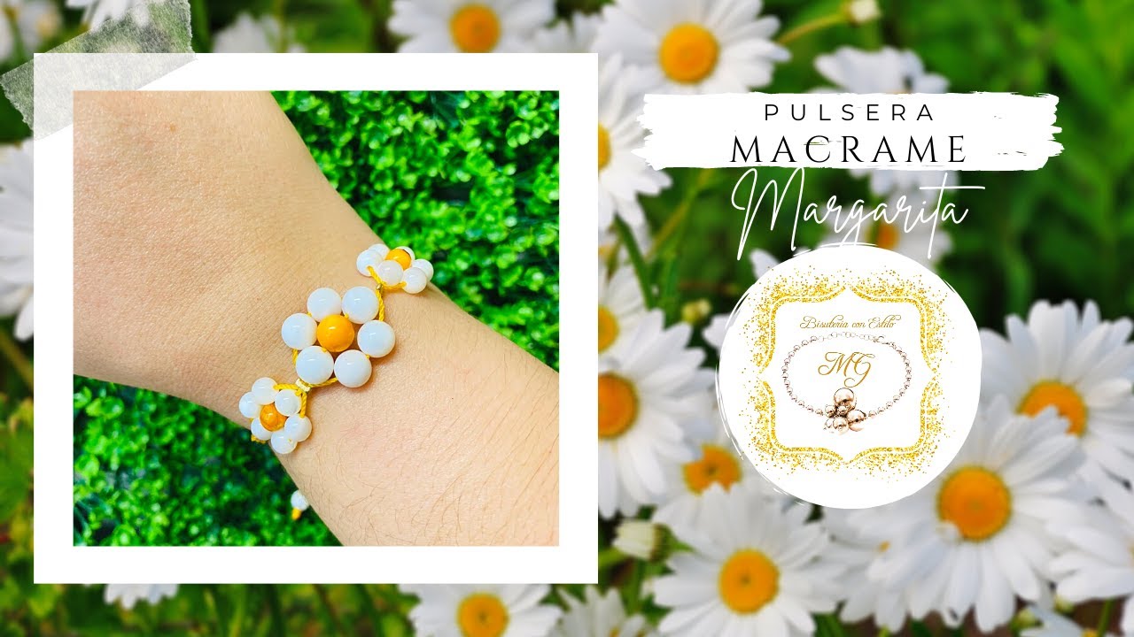 PULSERA DE HILO | Pulsera MACRAME MARGARITA