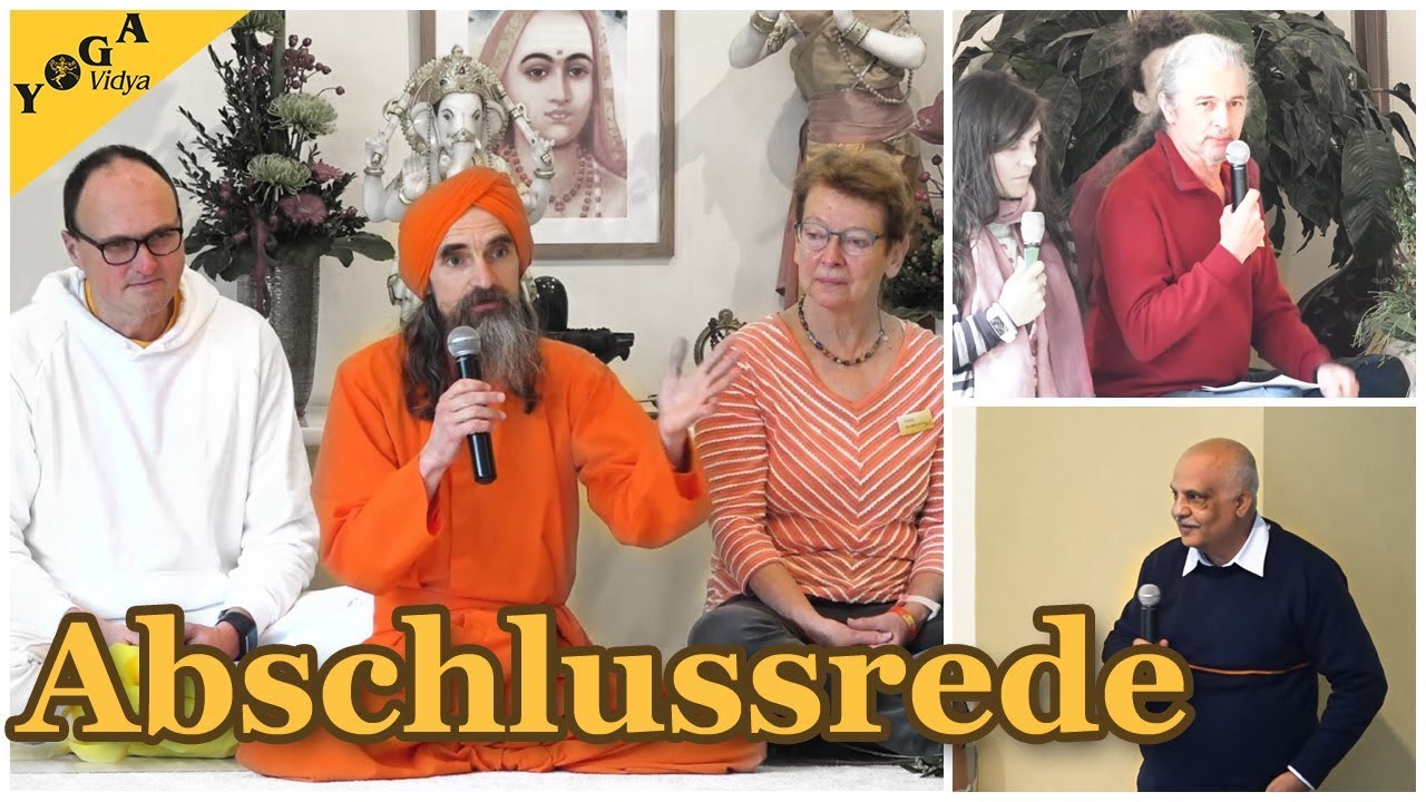 Abschlussworte der Referenten und Spiritueller Segen – Yogakongress 2018 meditation for anxiety