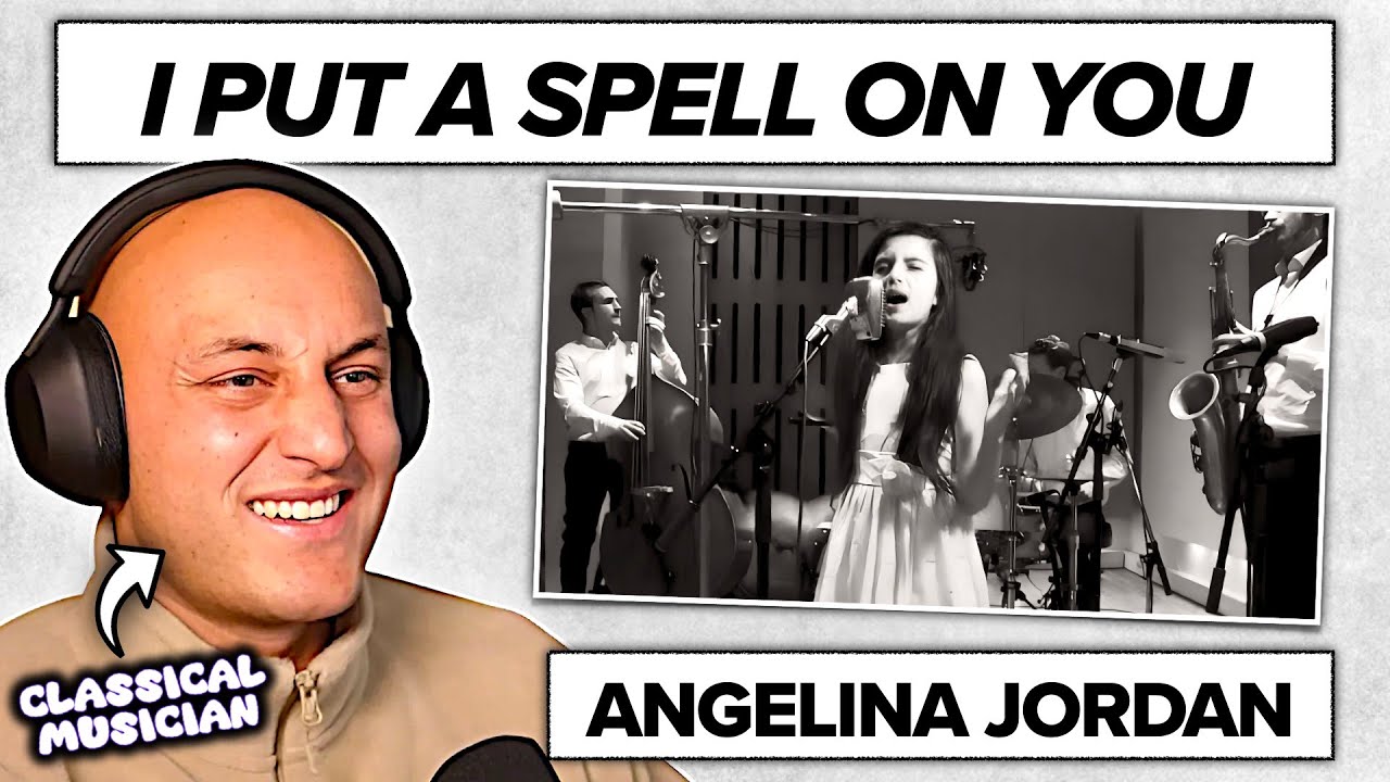 I PUT A SPELL ON YOU - ANGELINA JORDAN | this is *crazy* for 9 years old (reaction & analysis)