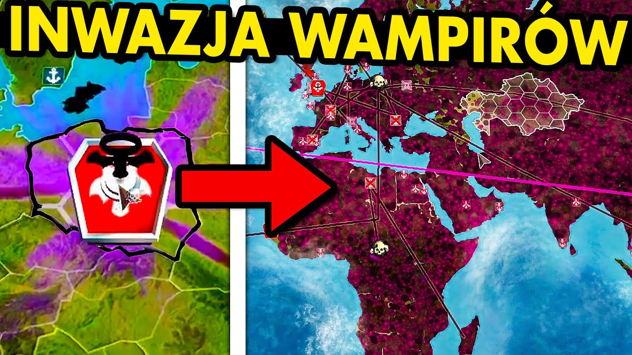 ZAMIENIŁEM POLSKĘ W SIEDZIBĘ WAMPIRÓW ABY ZNISZCZYĆ CAŁY ŚWIAT - Plague Inc Evolved