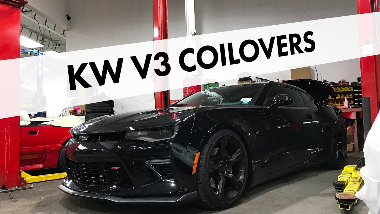 6Th Gen Camaro >> 2017 Camaro SS KW Suspension V3 Coilovers Installed! - YouTube 6Th Gen Camaro >> 2017 Camaro SS KW Suspension V3 Coilovers Installed! - YouTube