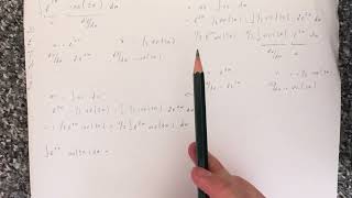 Double integration by parts working example.