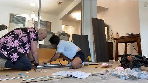 Building an ikea desk time lapse