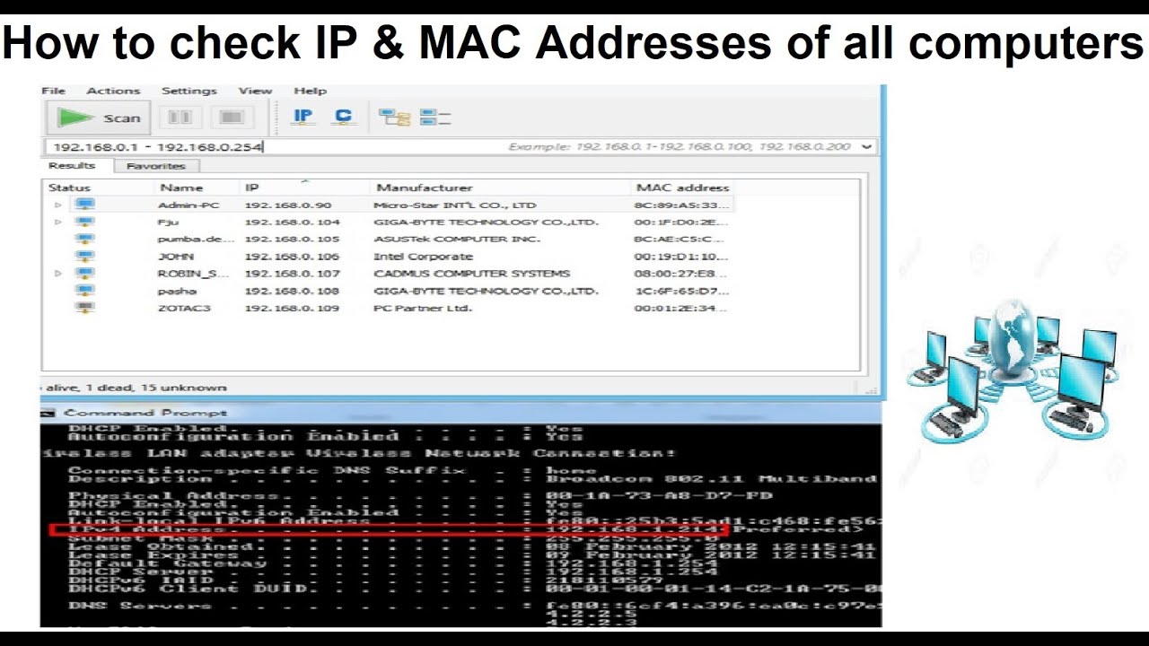 how to check macbook ip address