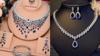 Latest sapphire necklace designs collection ideas