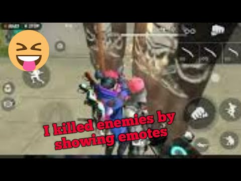Free fire funny video by showing emotes to enemies - YouTube