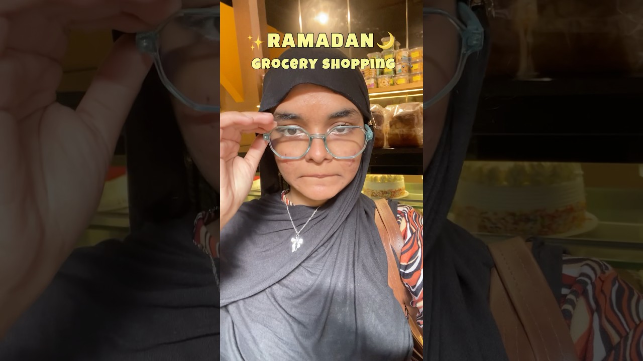 Ramadan grocery shopping 🛒🫶 || 2026 | #Ramadan #shorts #minivlog