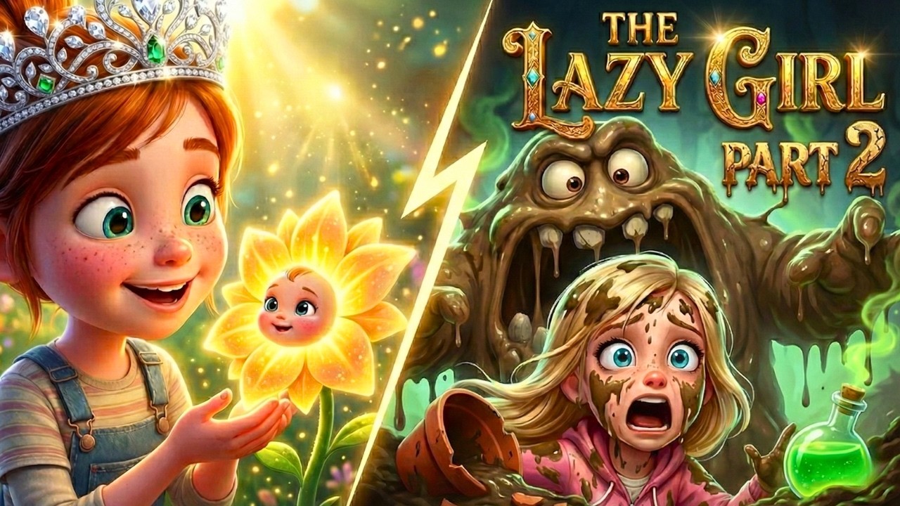 The Lazy Girl Returns 💛 | Lazy Girl Part 2 | Inspirational Fairy Tale for Children