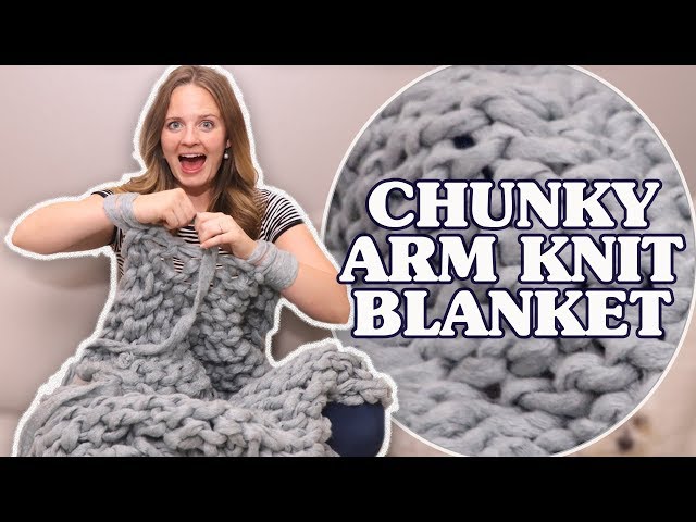 Quick and Classy! How to Make a Giant Yarn Blanket from Start to Finish! 