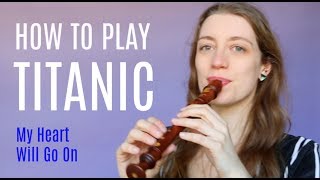 How to play TITANIC | Team Recorder chords