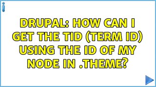 Drupal: How can I get the tid (term id) using the id of my node in .theme