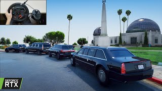 GTA 5 | Cadillac “The Beast” Presidential State Car | United States President CONVOY screenshot 2