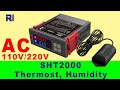 Using diymore sht2000 ac digital thermostat incubator  robojax
