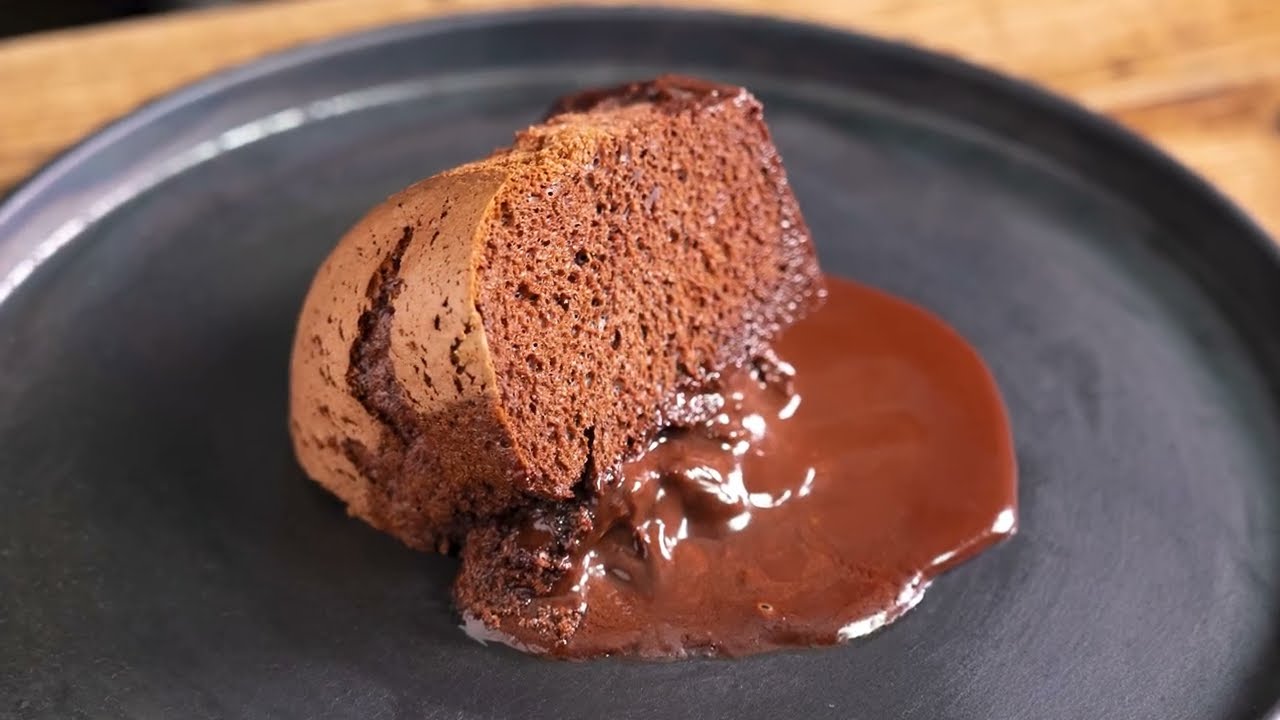 Fondant au chocolat Chiffon cake #fondant #chiffon #chocolate