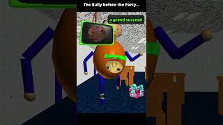Principal VS The Bully before the Party! | Baldi's Basics Animation