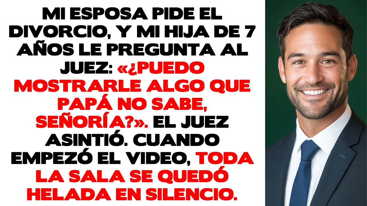 En mi audiencia de divorcio, mi hija reprodujo un video — Todos quedaron impactados por lo que revel