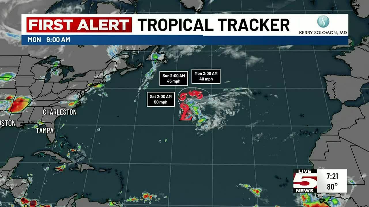 VIDEO: LIVE 5 ALERT DESK: Subtropical Storm Don forms in Atlantic - YouTube